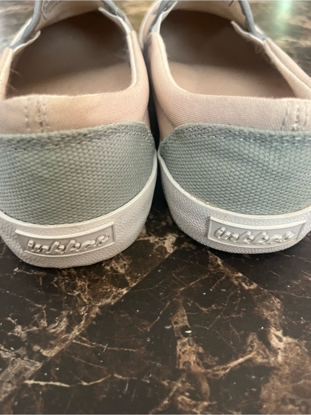 Casual Pink Canvas Slip-On Sneakers with 'BAD' Donkey Graphic - Picture 6 of 12